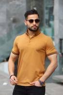 Erkek Polo Yaka Taba(Hardal) T-Shirt 5498