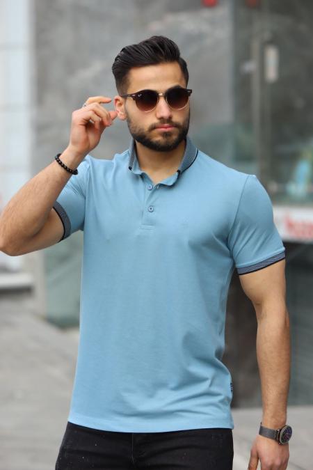 Erkek Polo Yaka Havacı T-Shirt 5498