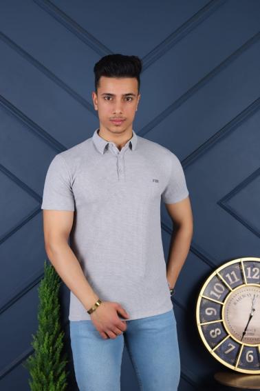 FBI Taş Erkek Polo Yaka Slim Fit T-Shirt 95139