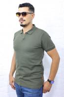 Erkek Haki Polo Yaka T-Shirt 5405