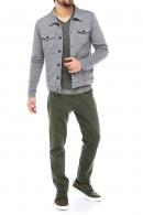 Erkek Camel Slim Fit Likralı Düğmeli Kot Ceket 94007