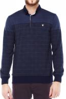 Erkek Füme Polo Yaka Düğmeli Selanik Sweatshirt 95048