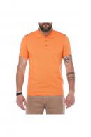 Erkek Kayısı Polo Yaka Pike Likralı Modern Kesim Kısa Kollu T-Shirt F5186
