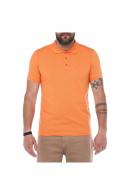 Erkek Kayısı Polo Yaka Pike Likralı Modern Kesim Kısa Kollu T-Shirt F5186