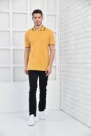 Hardal Erkek Polo Yaka Modern Kesim Pike Kumaş T-Shirt F5421